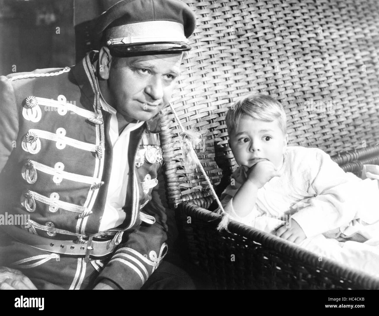 O'SHAUGHNESSY'S BOY, from left Wallace Beery, Spanky McFarland, 1935