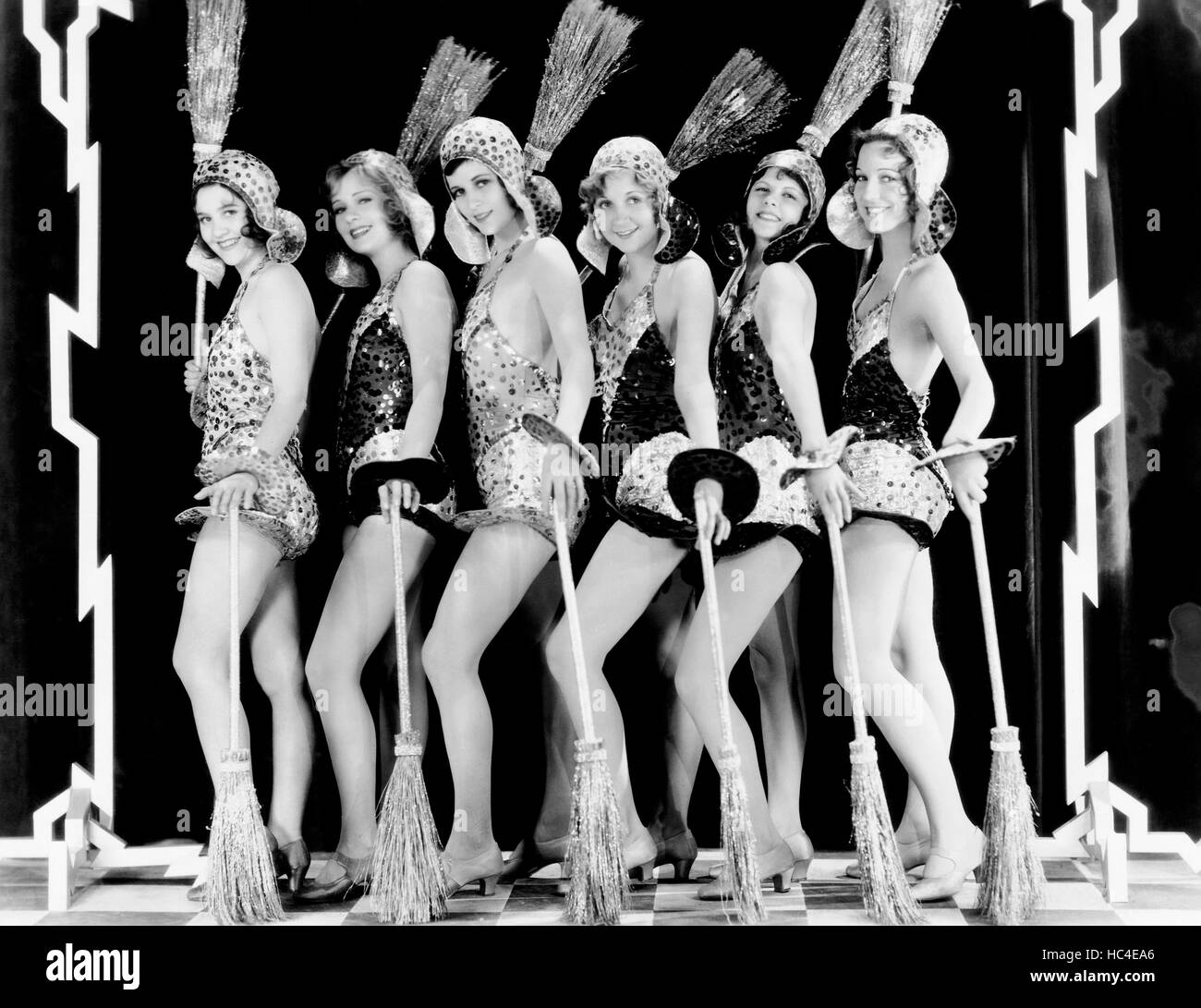 PARAMOUNT ON PARADE, chorus girls in 'Sweeping the Clouds Away' number