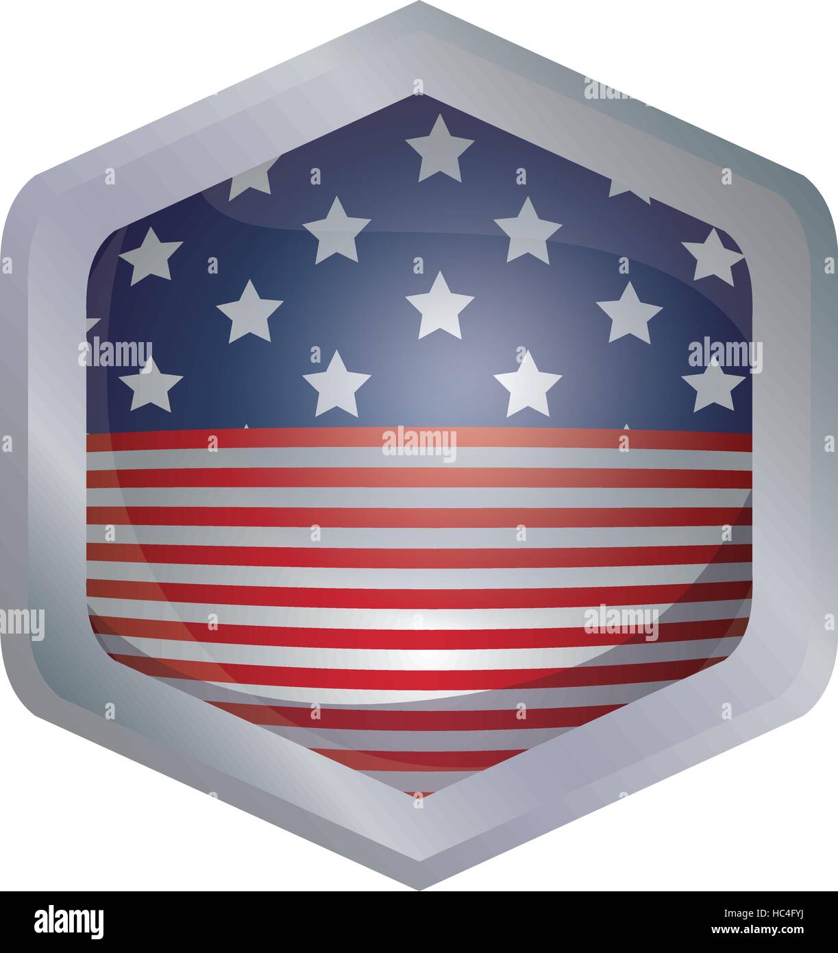 Usa flag inside frame icon. United nation us country and american ...