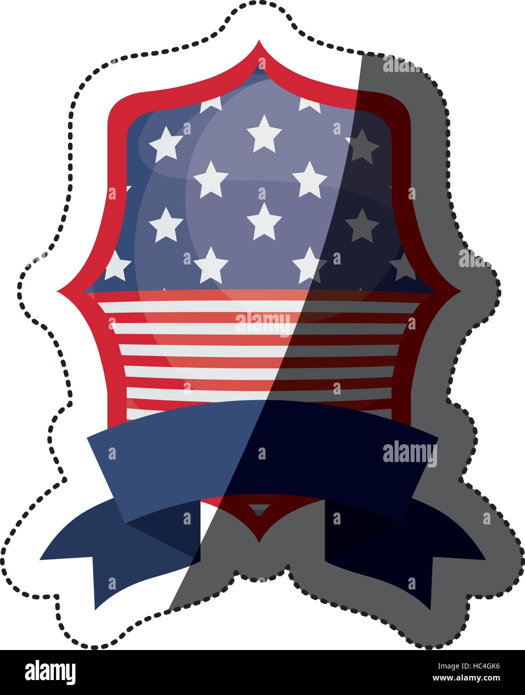 Usa flag inside frame icon. United nation us country and american ...