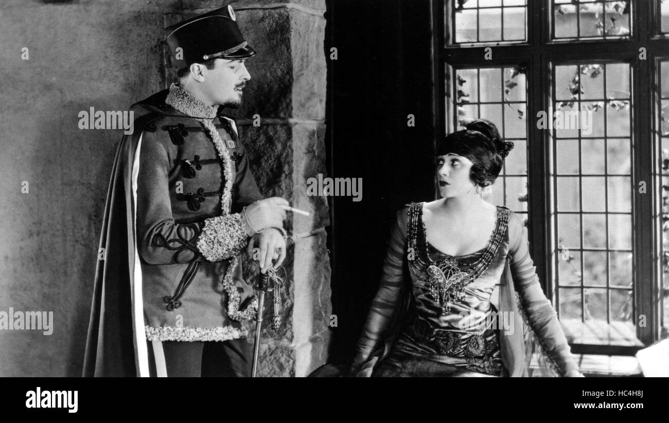 THE PRISONER OF ZENDA, Ramon Novarro, Barbara La Marr, 1922 Stock Photo ...