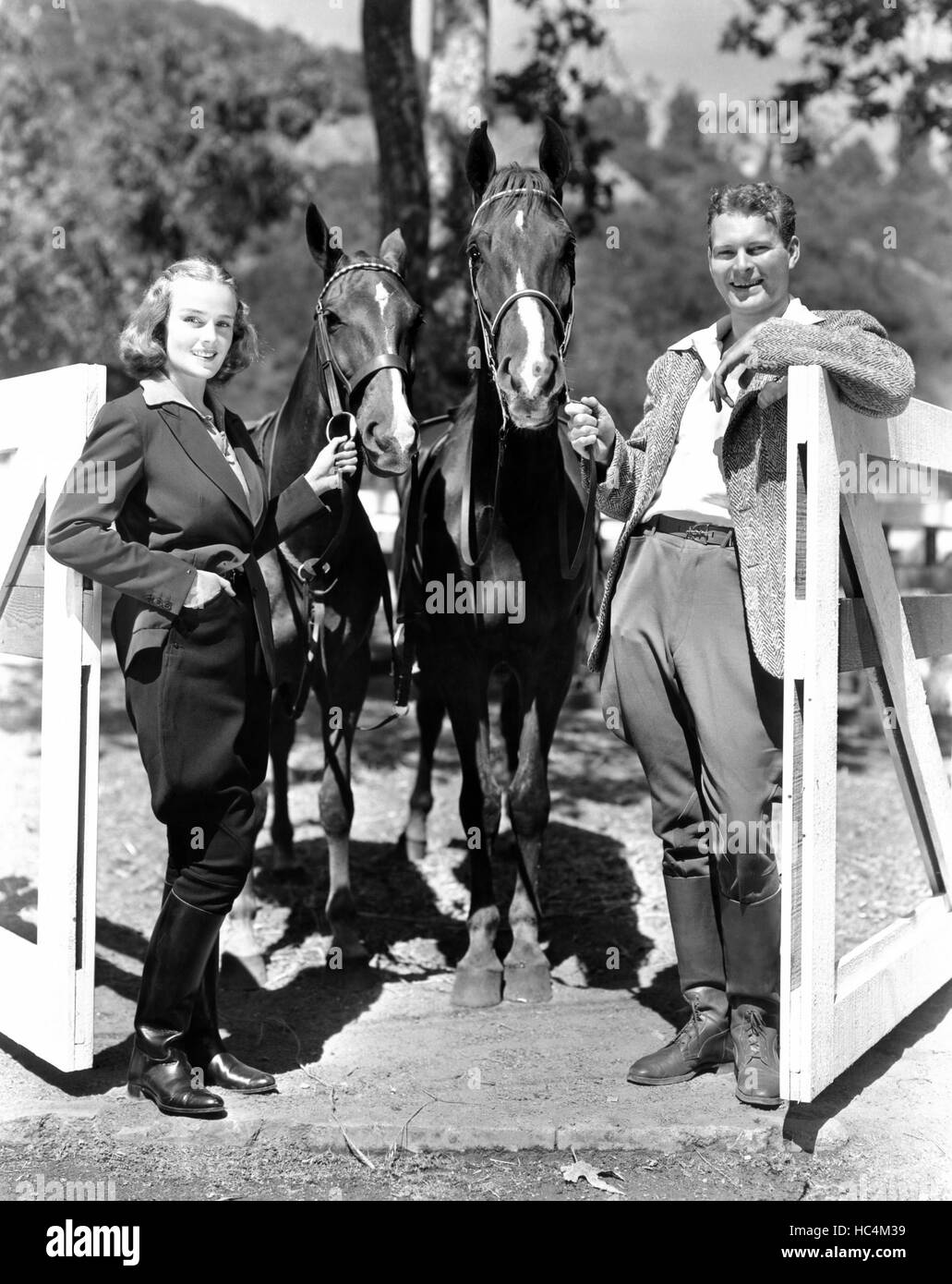 RIDE A CROOKED MILE, Frances Farmer, Leif Erikson, 1938 Stock Photo Alamy