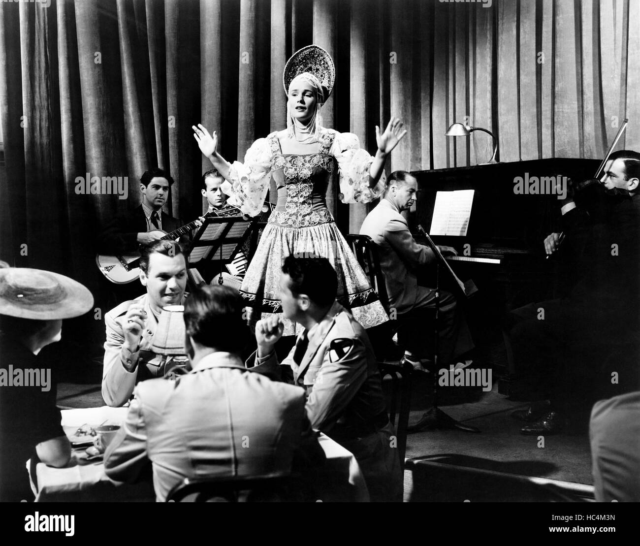 RIDE A CROOKED MILE, Frances Farmer (standing), 1938 Stock Photo Alamy