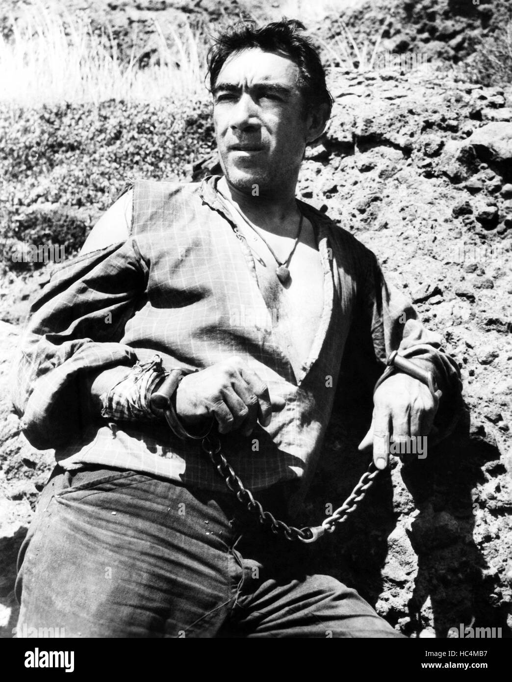 THE RIDE BACK, Anthony Quinn, 1957 Stock Photo Alamy