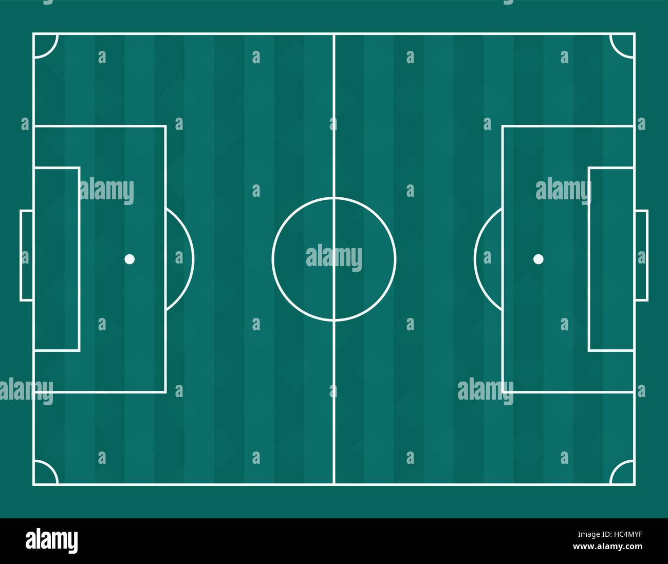 Vector illustration of a football field Stock Vector Image & Art Alamy