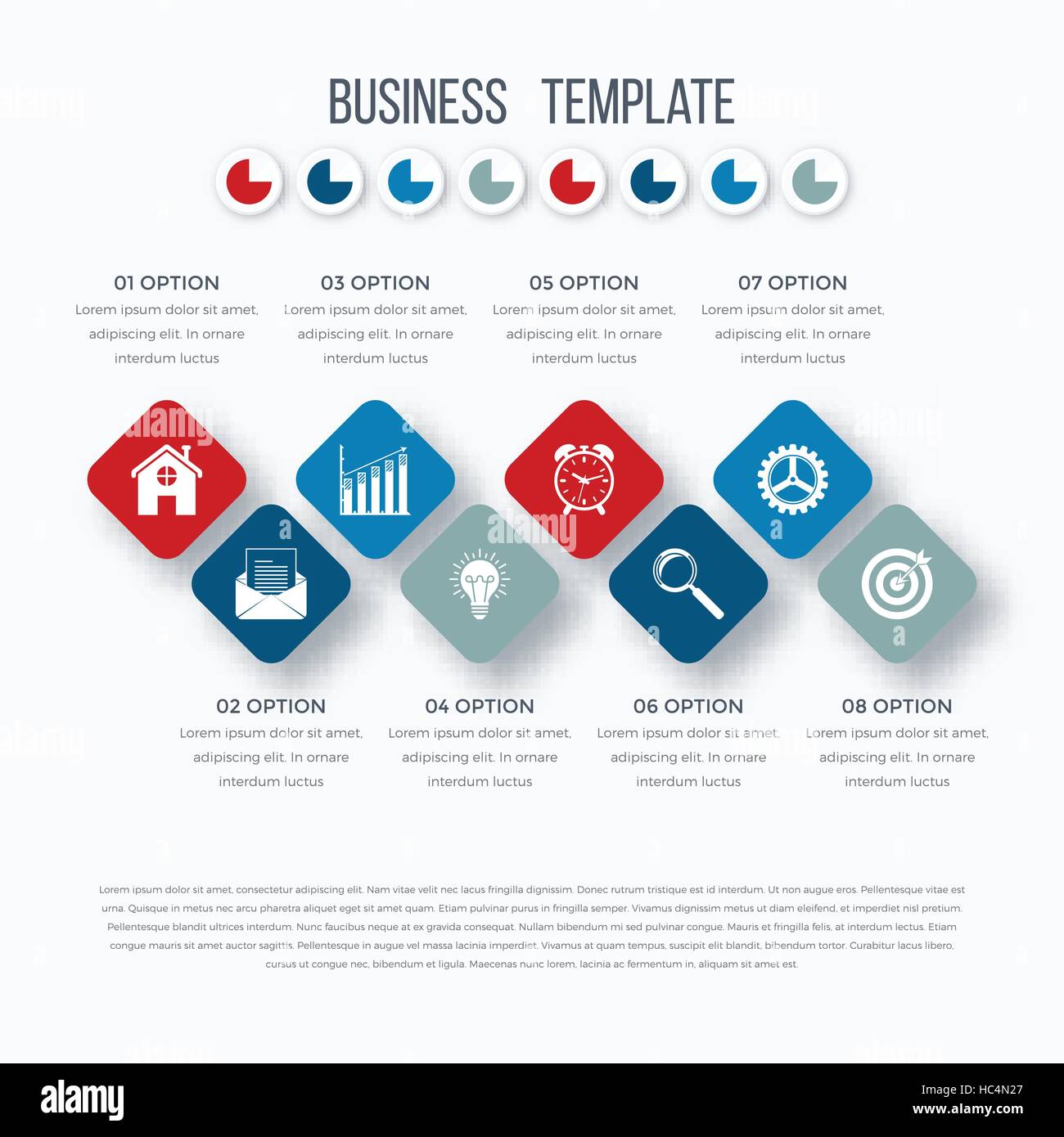 Vector square infographics with icons Stock Vector Image & Art - Alamy