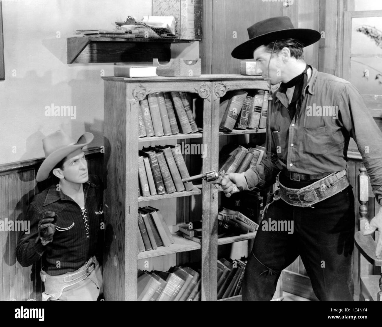 RIDERS OF THE SAGE, Bob Steele, Carleton Young, 1939 Stock Photo Alamy