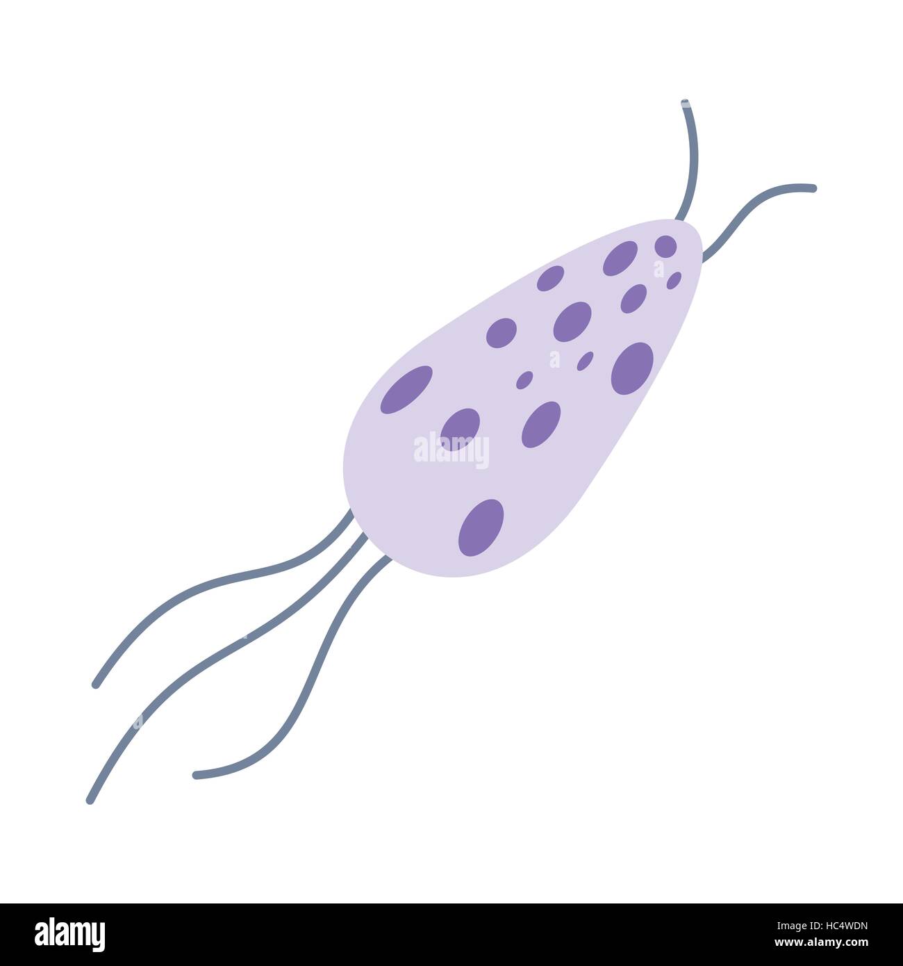 Virus flat icon Stock Vector Image & Art - Alamy