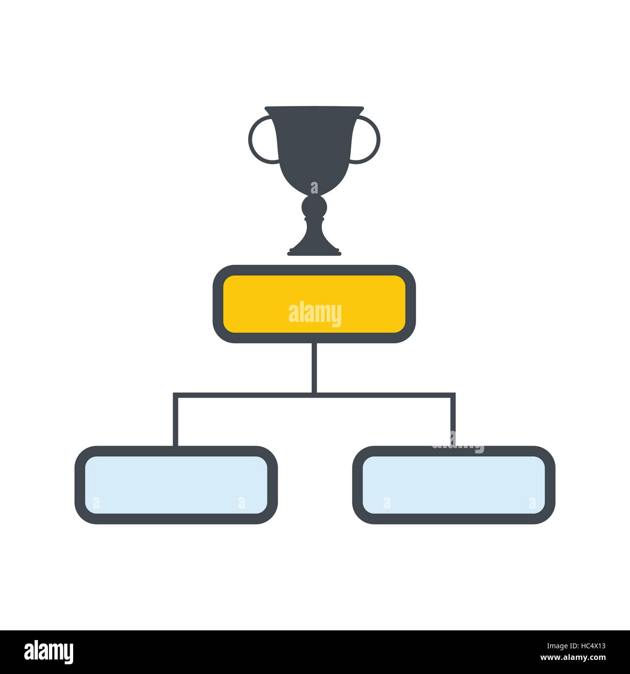Trophy cup on a prize podium flat icon Stock Vector Image & Art - Alamy
