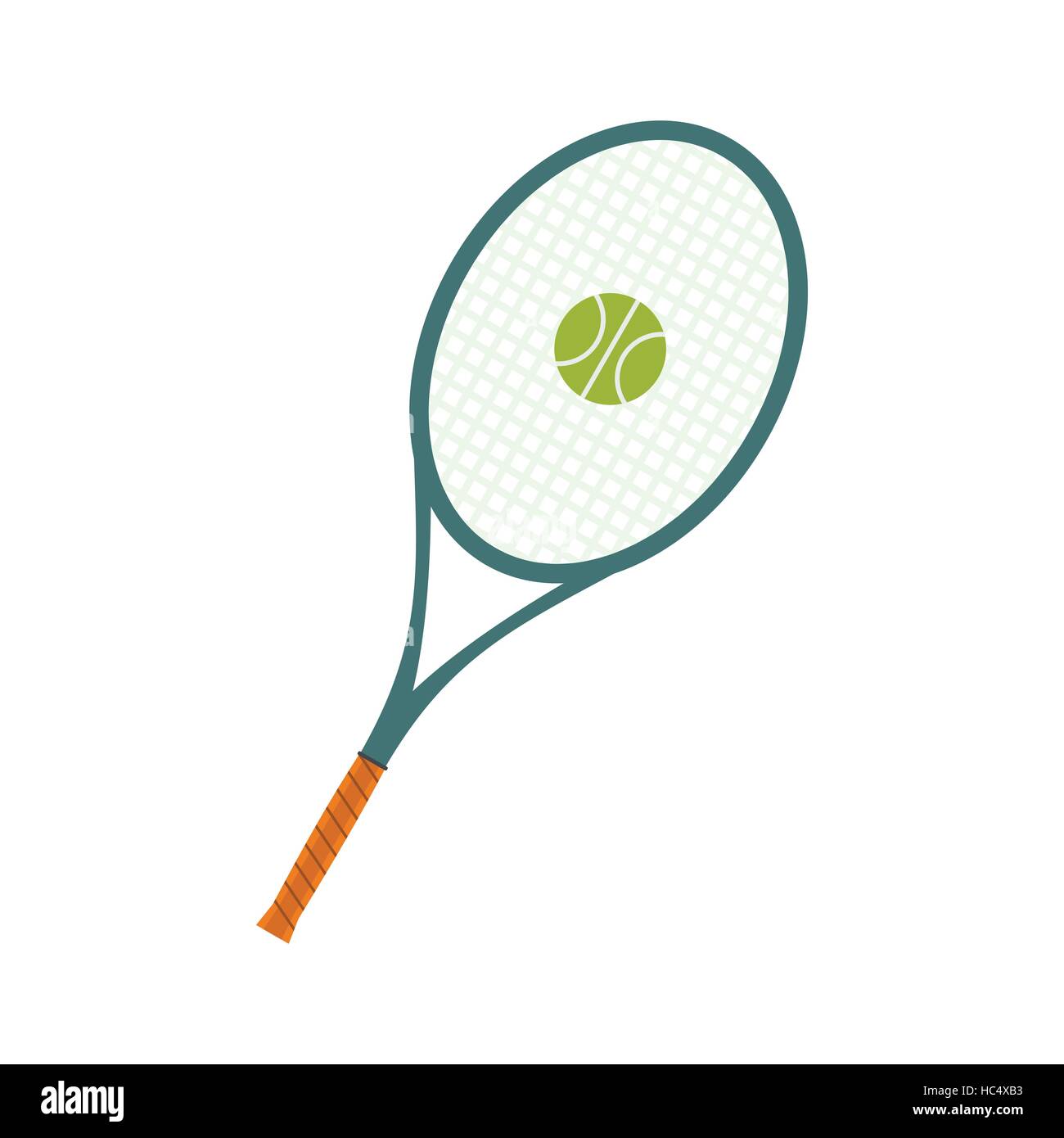 A tennis racquet and a ball flat icon Stock Vector Image & Art - Alamy