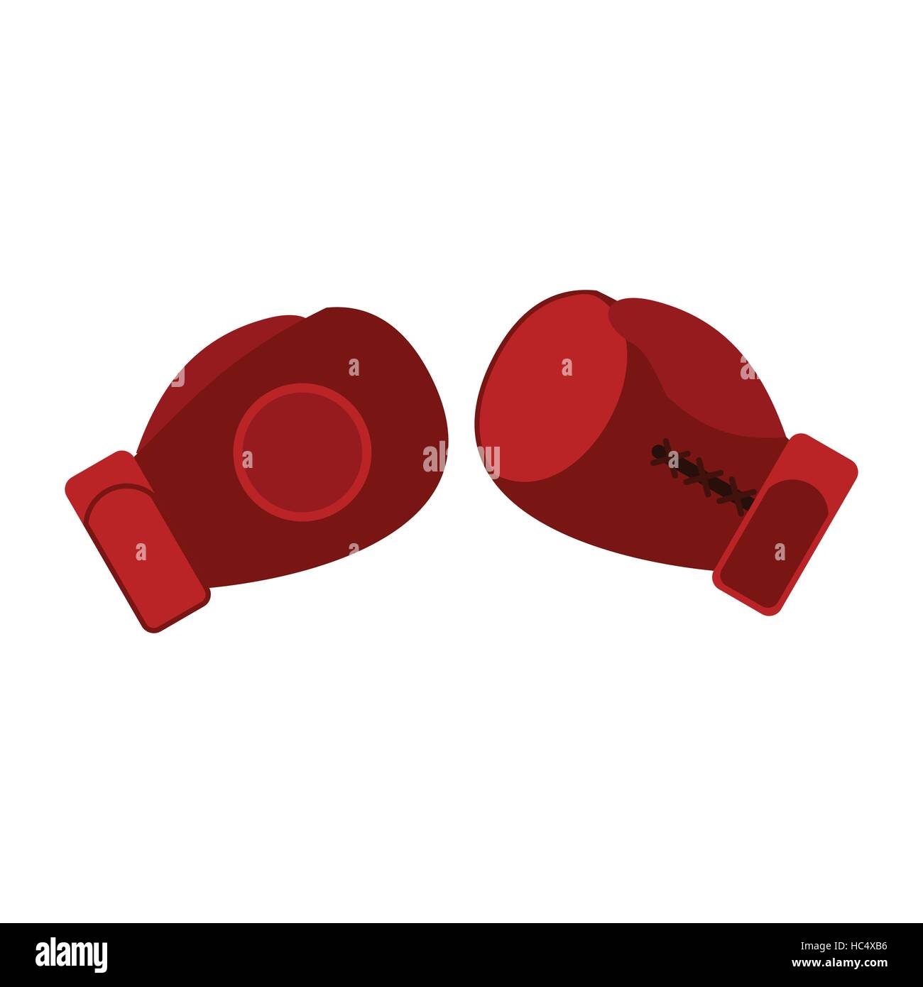 Boxing gloves flat icon Stock Vector Image & Art - Alamy