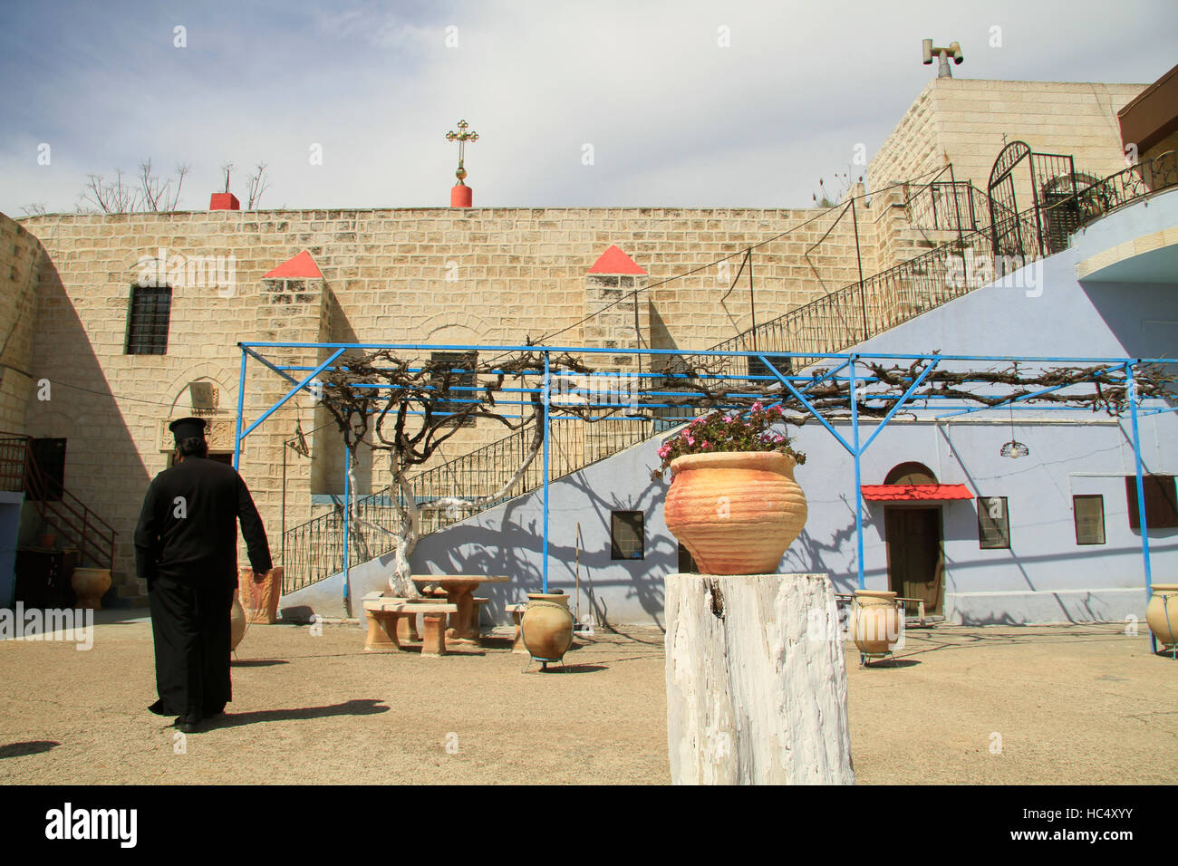 Israel, Lower Galilee, the Greek Orthodox Metropolite in Nazareth Stock Photo