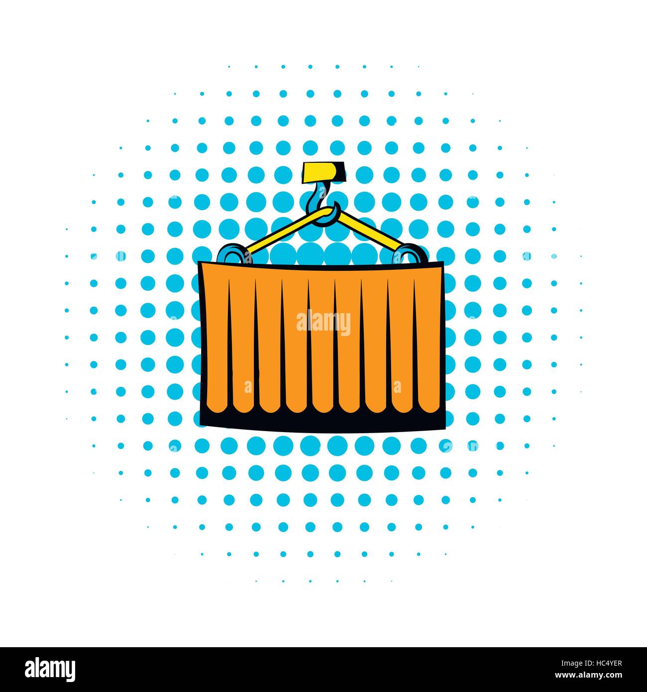 Cargo container comics icon Stock Vector Image & Art - Alamy