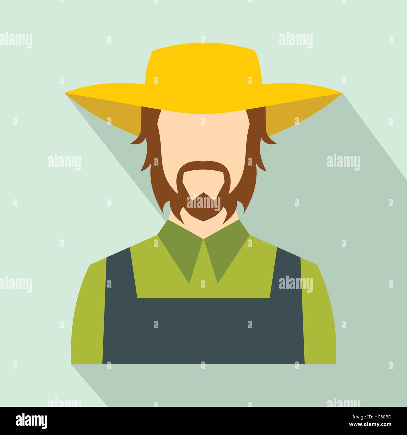 Farmer working hard Stock Vector Images - Alamy