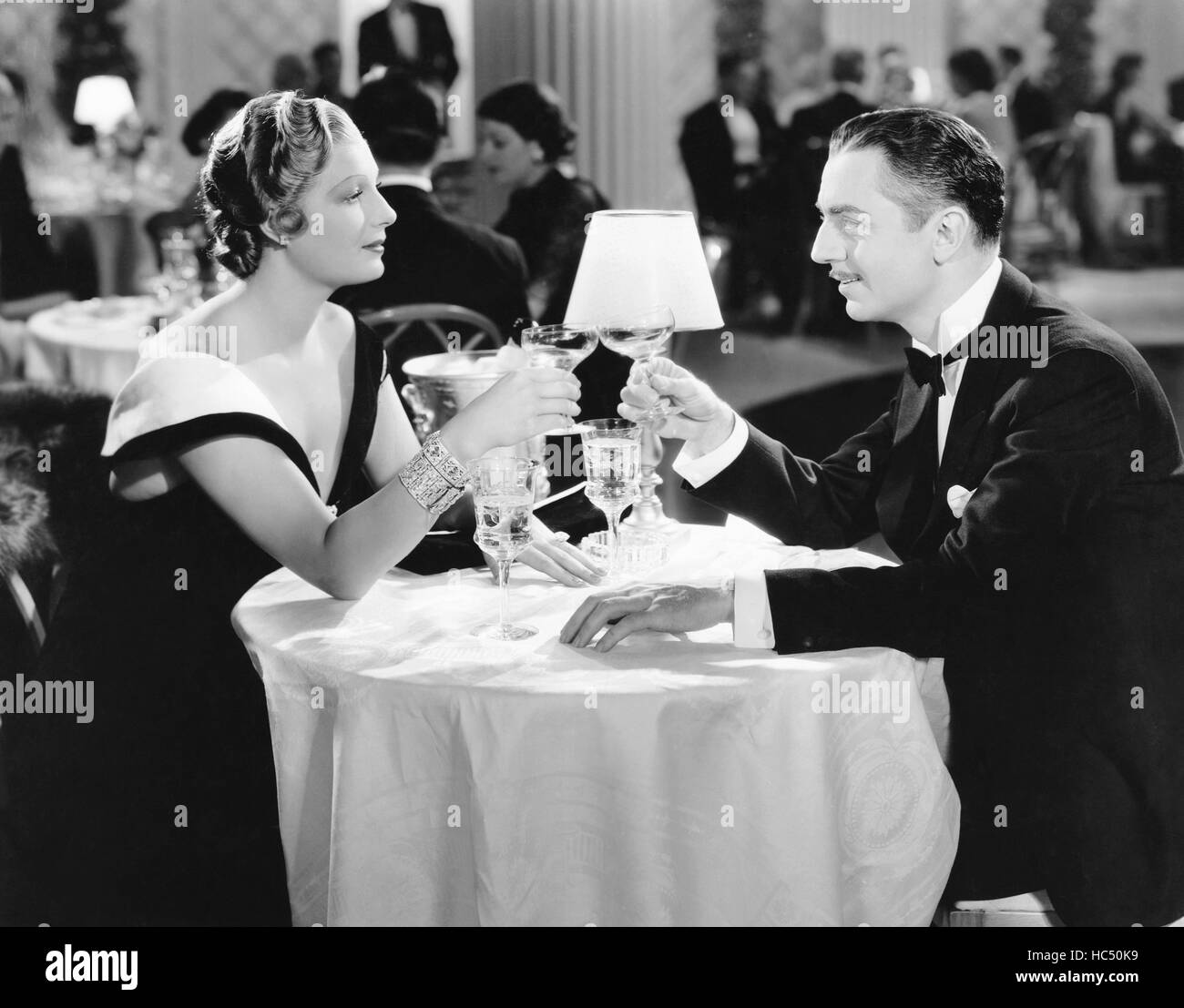 RENDEZVOUS, from left, Binnie Barnes, William Powell, 1935 Stock Photo ...