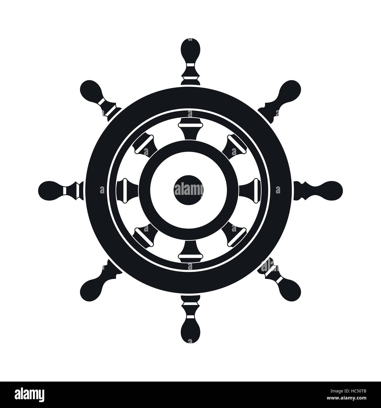 Wooden ship wheel icon Stock Vector Image & Art - Alamy