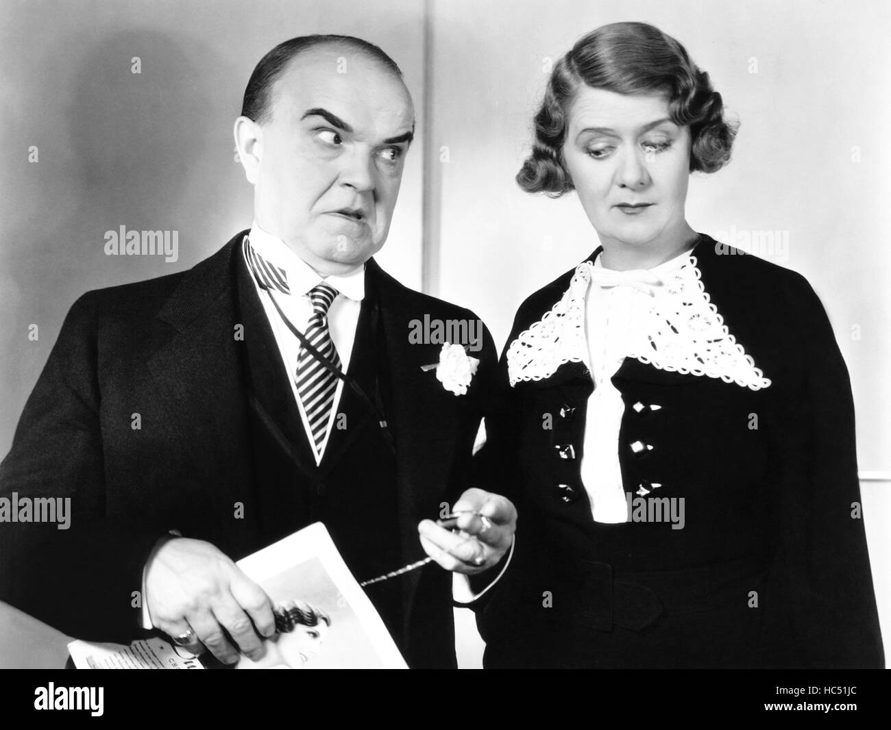 ROMANCE IN THE RAIN, from left: Victor Moore, Ruth Donnelly, 1934 Stock ...