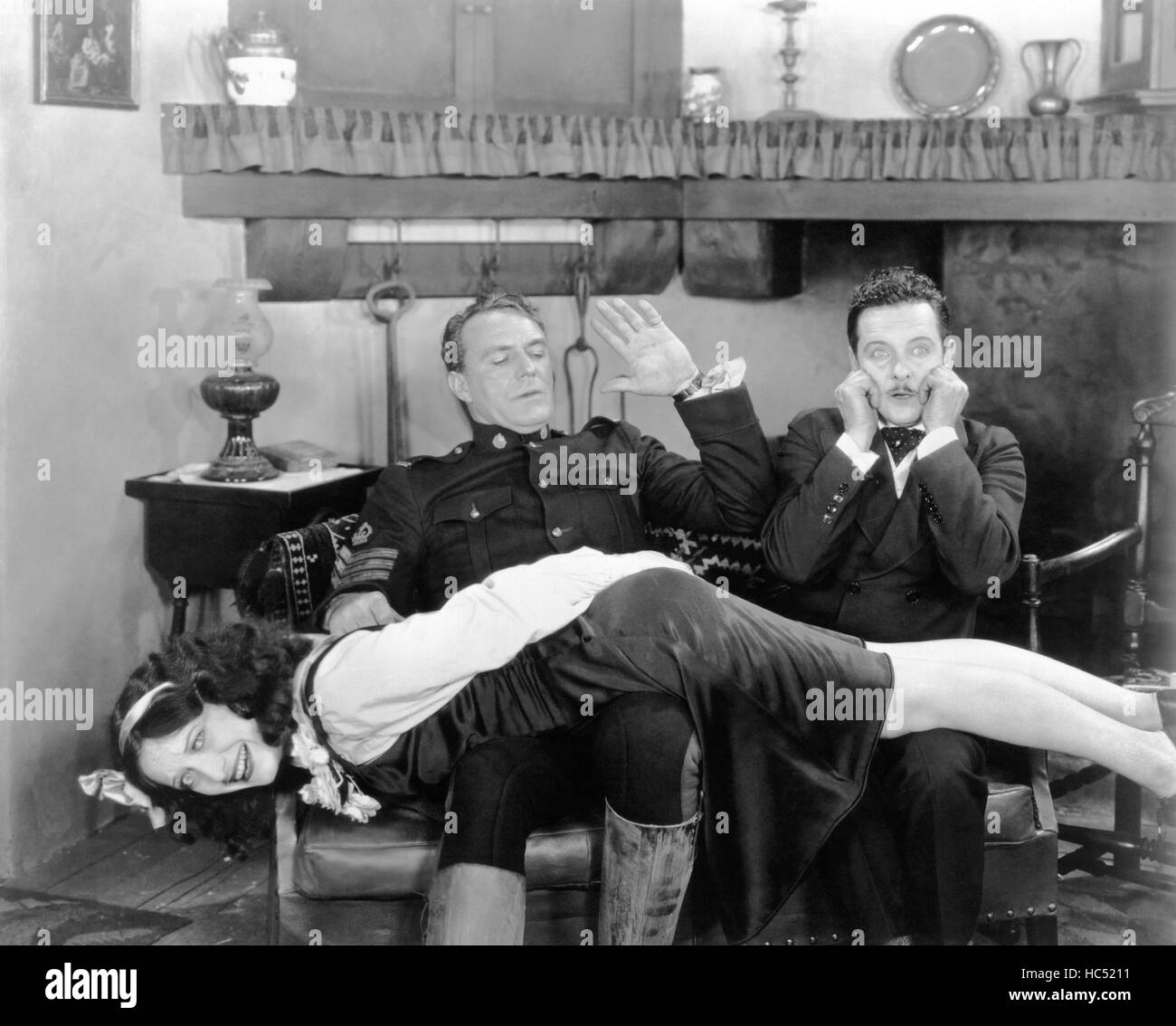 ROSE-MARIE, House Peters, spanking Joan Crawford, while Creighton Hale ...