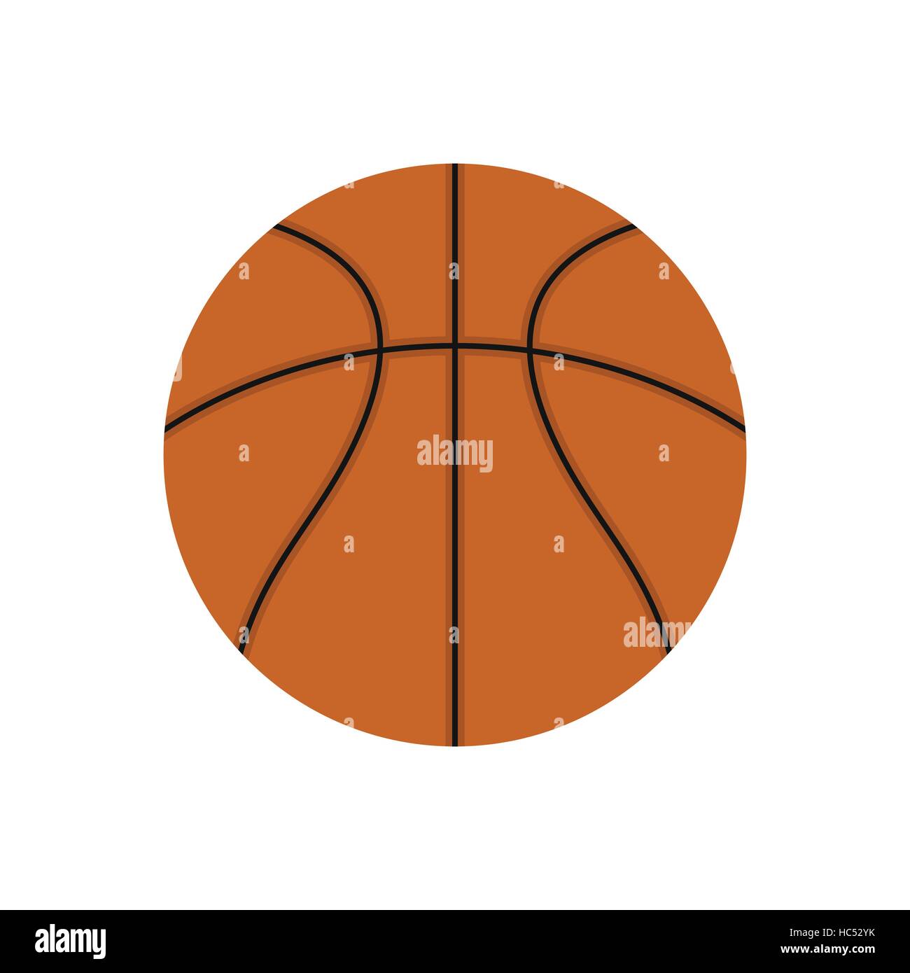 Basketball Ball Flat Icon Stock Vector Image & Art - Alamy