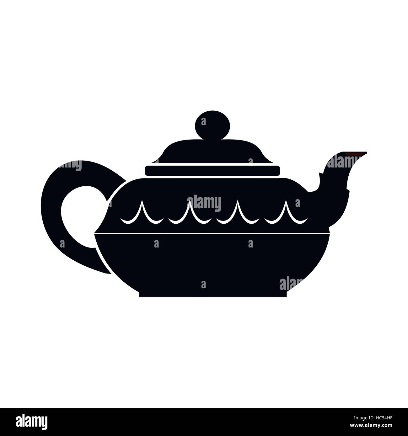 Chinese teapot icon, simple style Stock Vector Image & Art Alamy