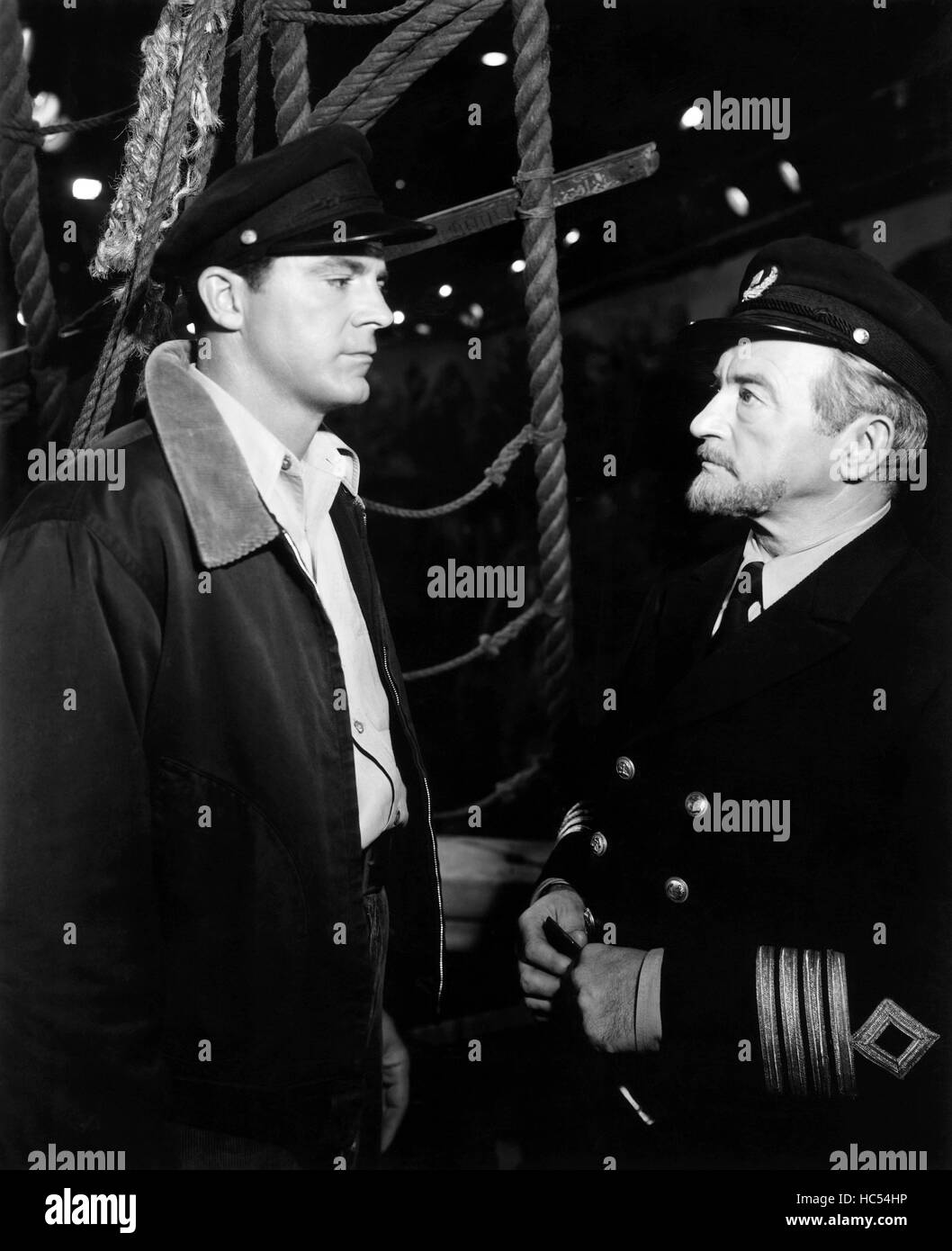 SEALED CARGO, from left, Dana Andrews, Claude Rains,1951 Stock Photo