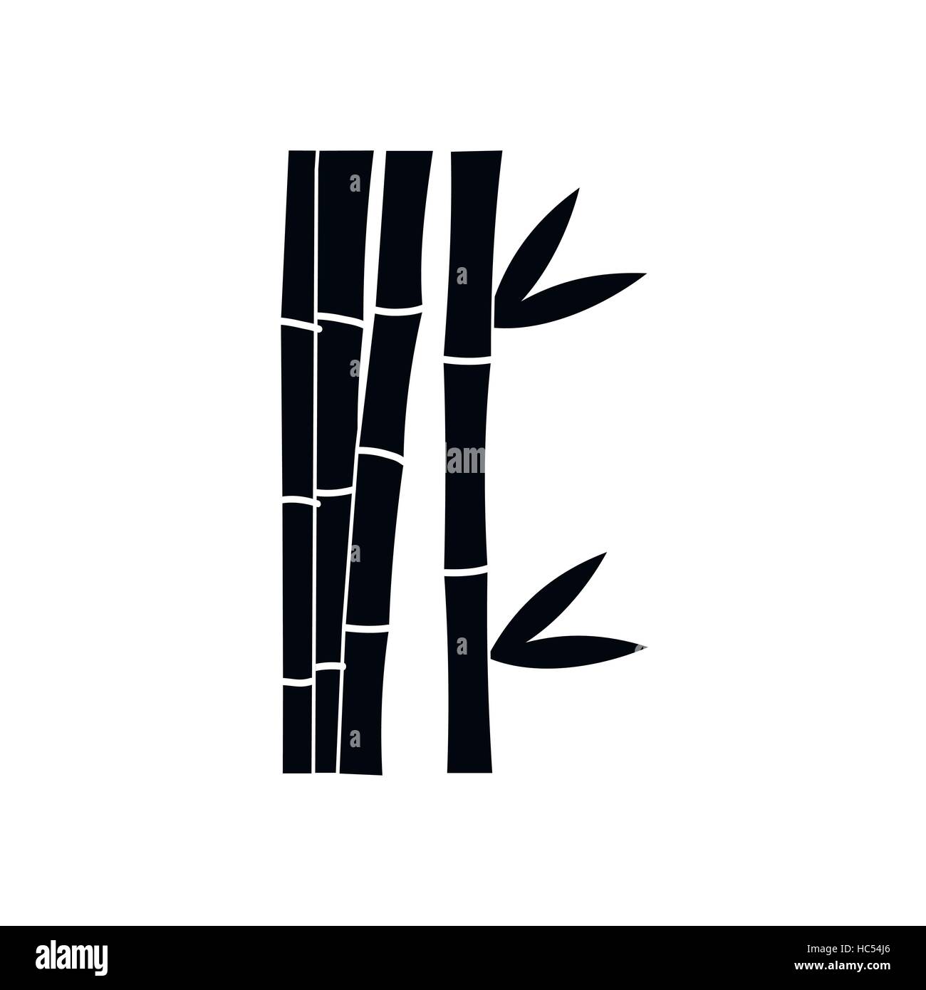 Bamboo stems icon, simple style Stock Vector Image & Art - Alamy