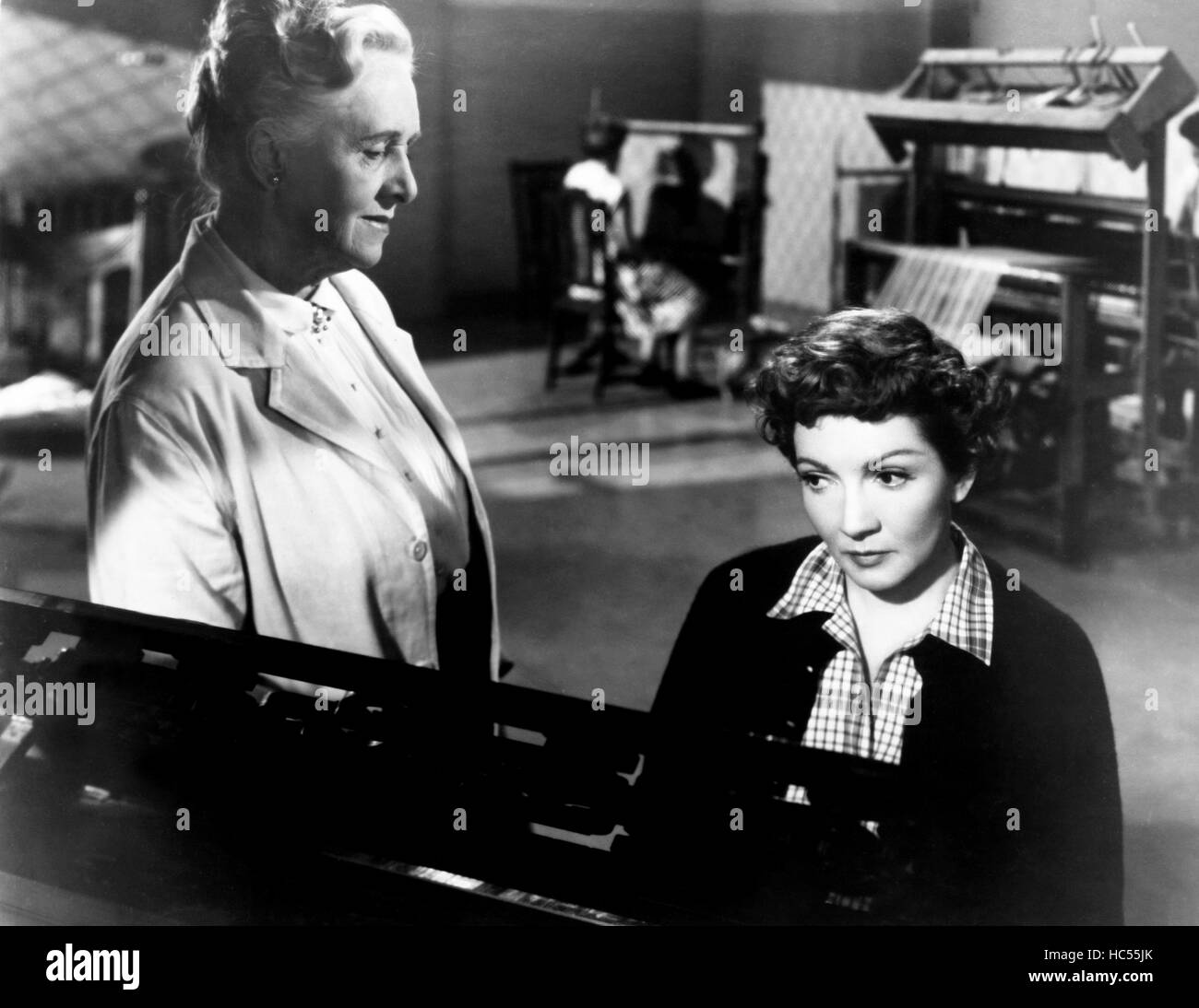 THE SECRET FURY, from left, Elisabeth Risdon, Claudette Colbert, 1950 ...