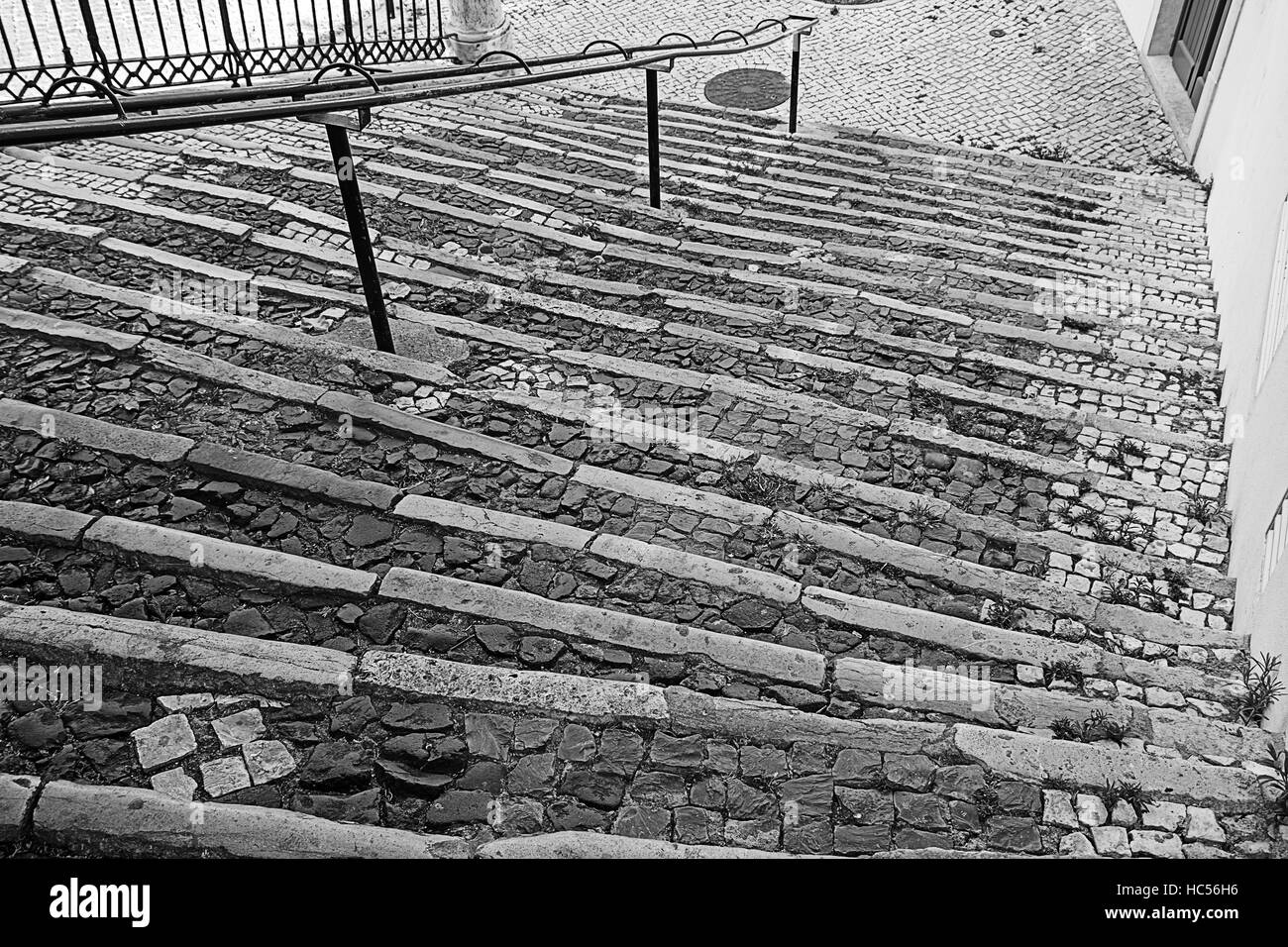 Endless stairs Black and White Stock Photos & Images - Alamy
