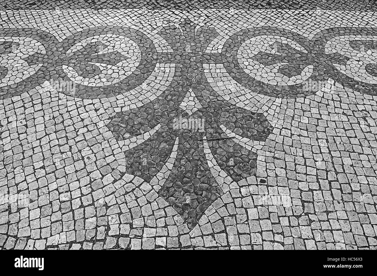 Urban street painted floor tiles, construction Stock Photo Alamy