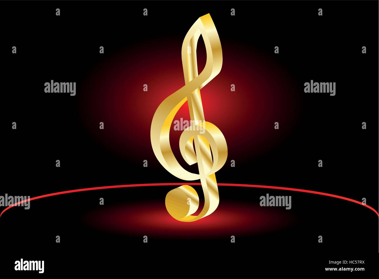 Violin key, music clef symbol Stock Vector Image & Art Alamy