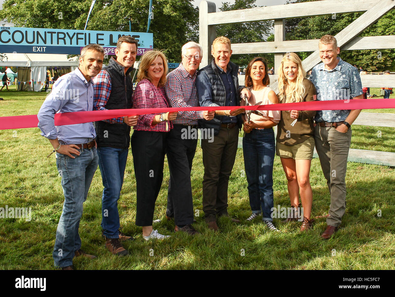 Countryfile presenters attend a photocall during Countryfile Live at