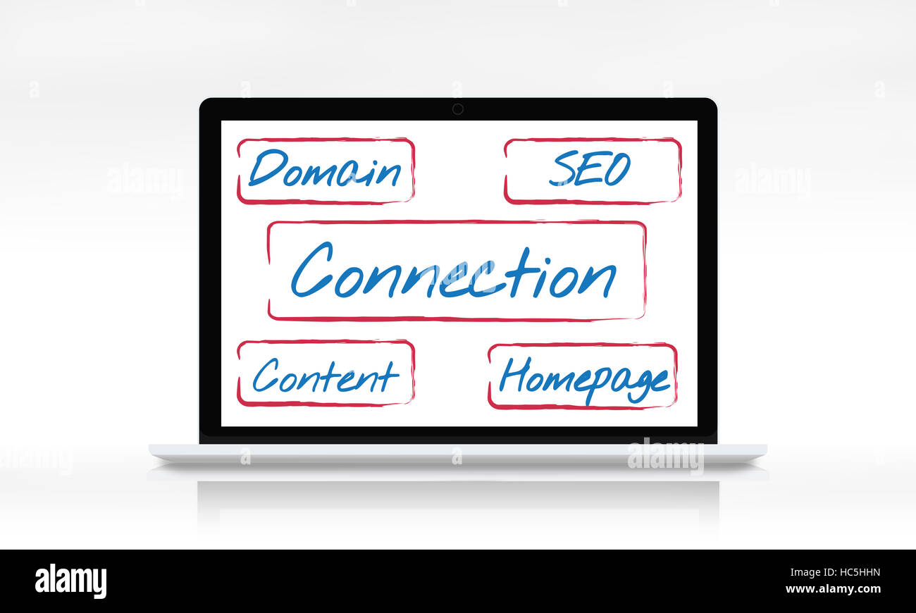 Seo Word Humbnail Web Design Domain Seo Words Stock Photo - Alamy