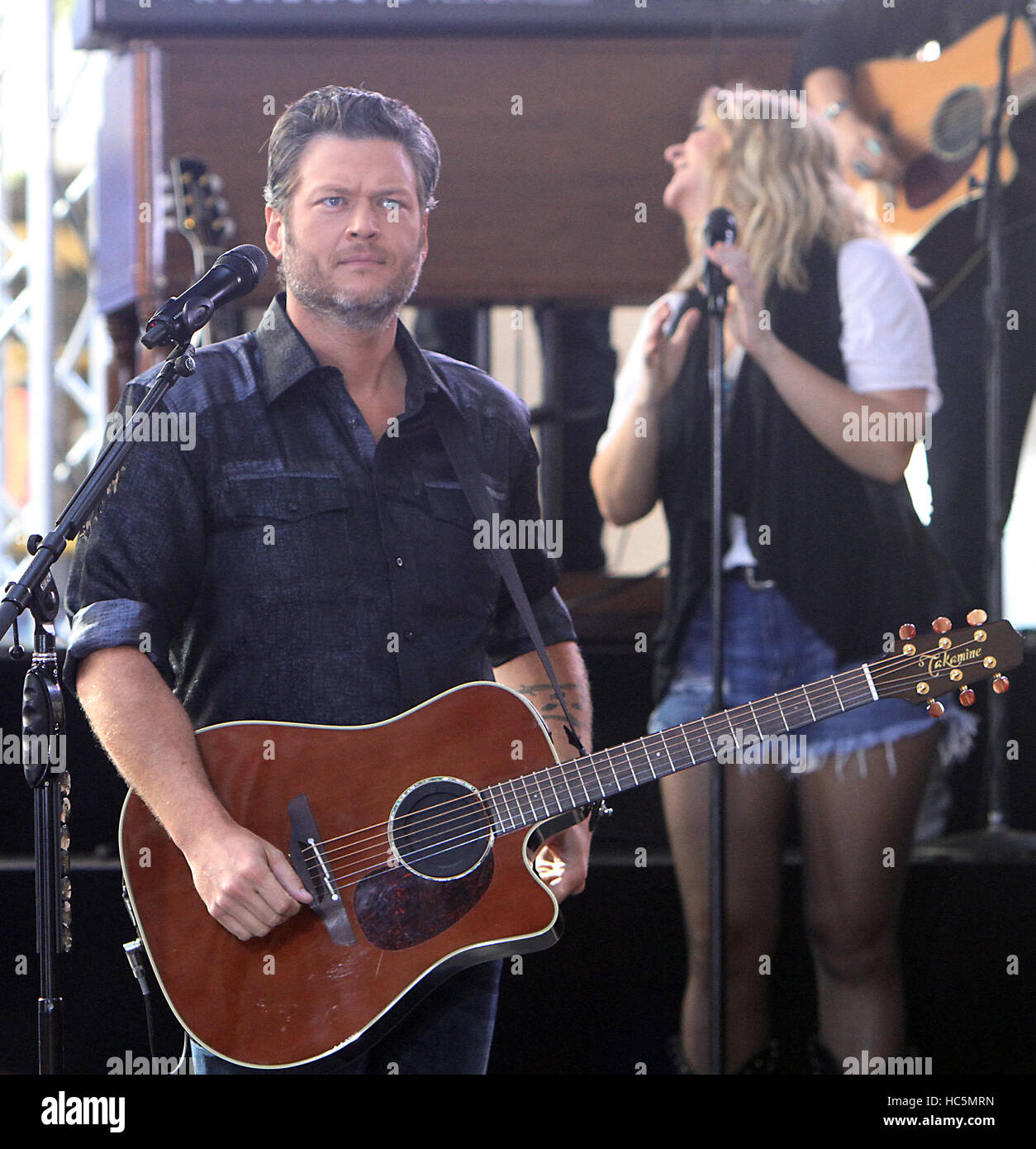 Blake Shelton performs live at 'NBC Today Show Summer Concert Series