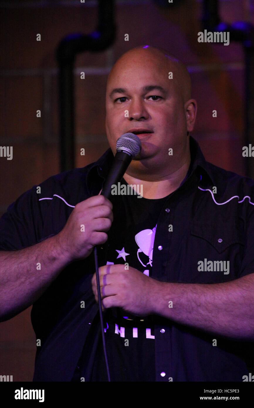 Robert Kelly performs stand up comedy at Punch Line Philly comedy club ...