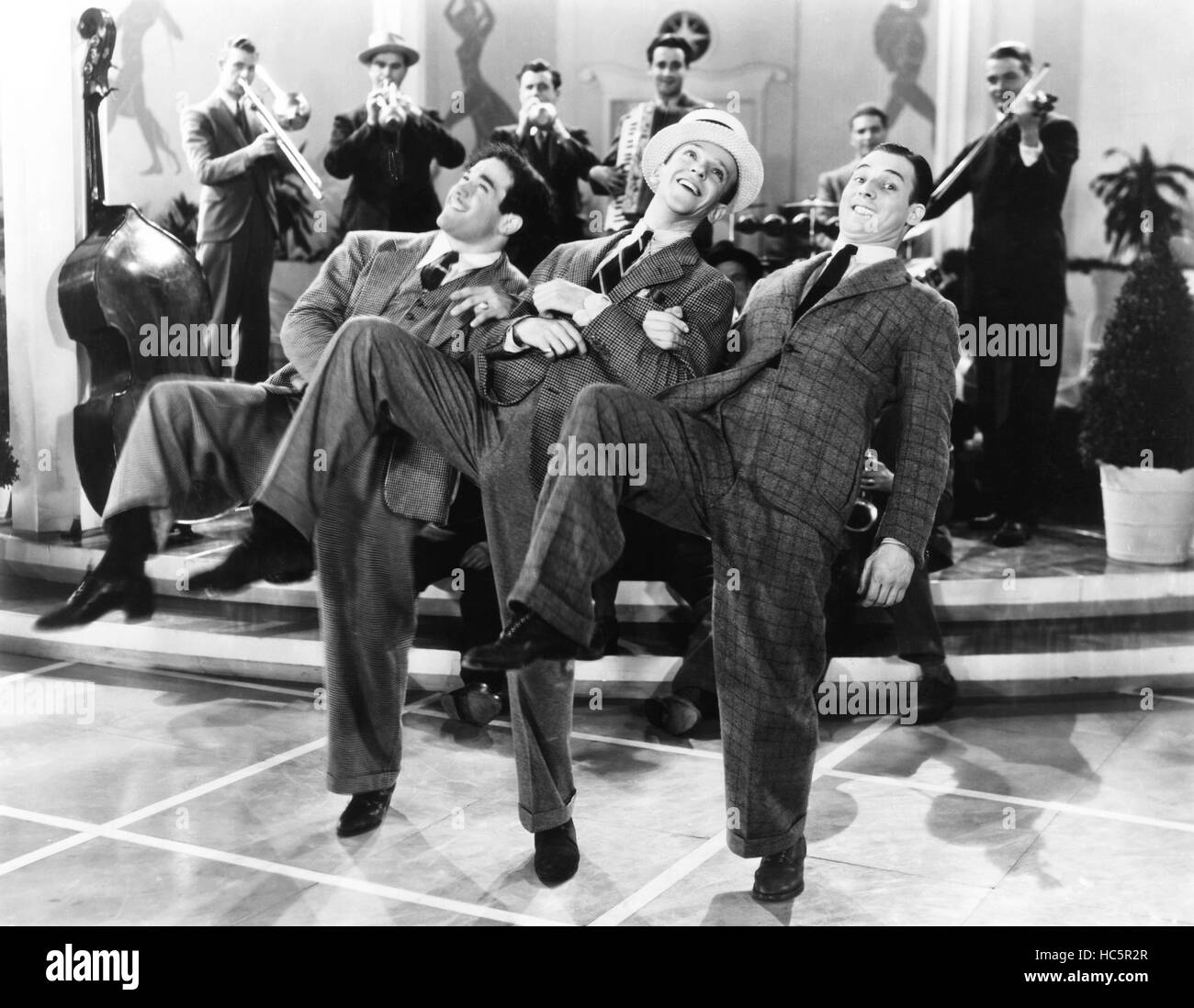 ROBERTA, from left Candy Candido, Fred Astaire, Gene Sheldon, 1935