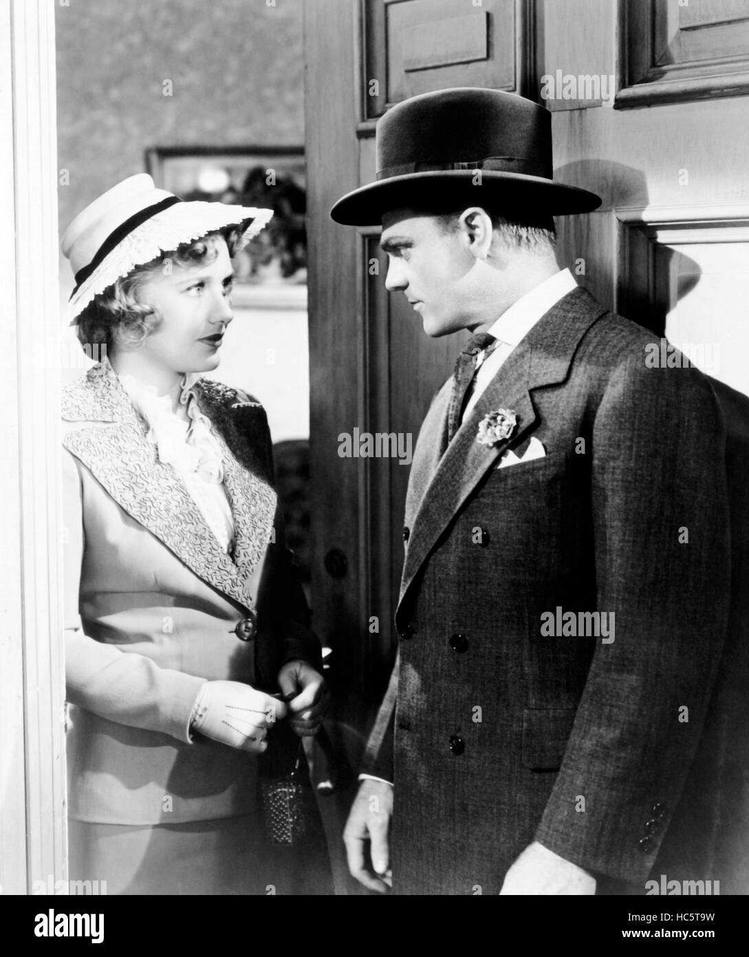 THE ROARING TWENTIES, from left: Priscilla Lane, James Cagney, 1939