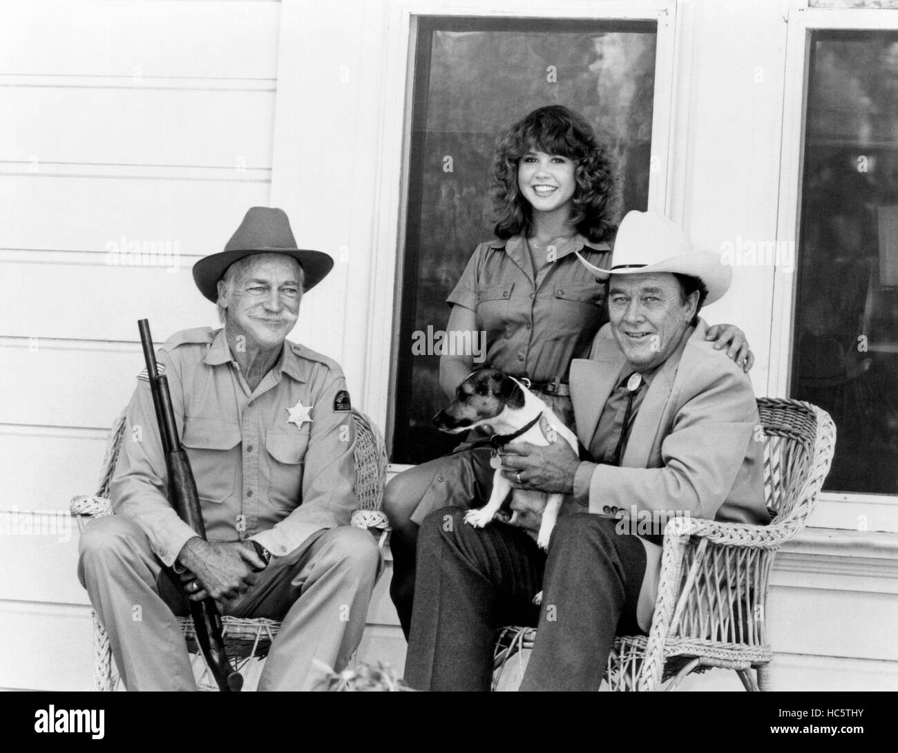 RUCKUS, from left, Richard Farnsworth, Linda Blair, Ben Johnson, 1981