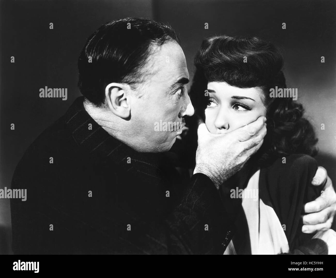 Scared Anne SCARED STIFF, from left, Robert Emmett Keane, Ann Savage, 1945 Stock ...