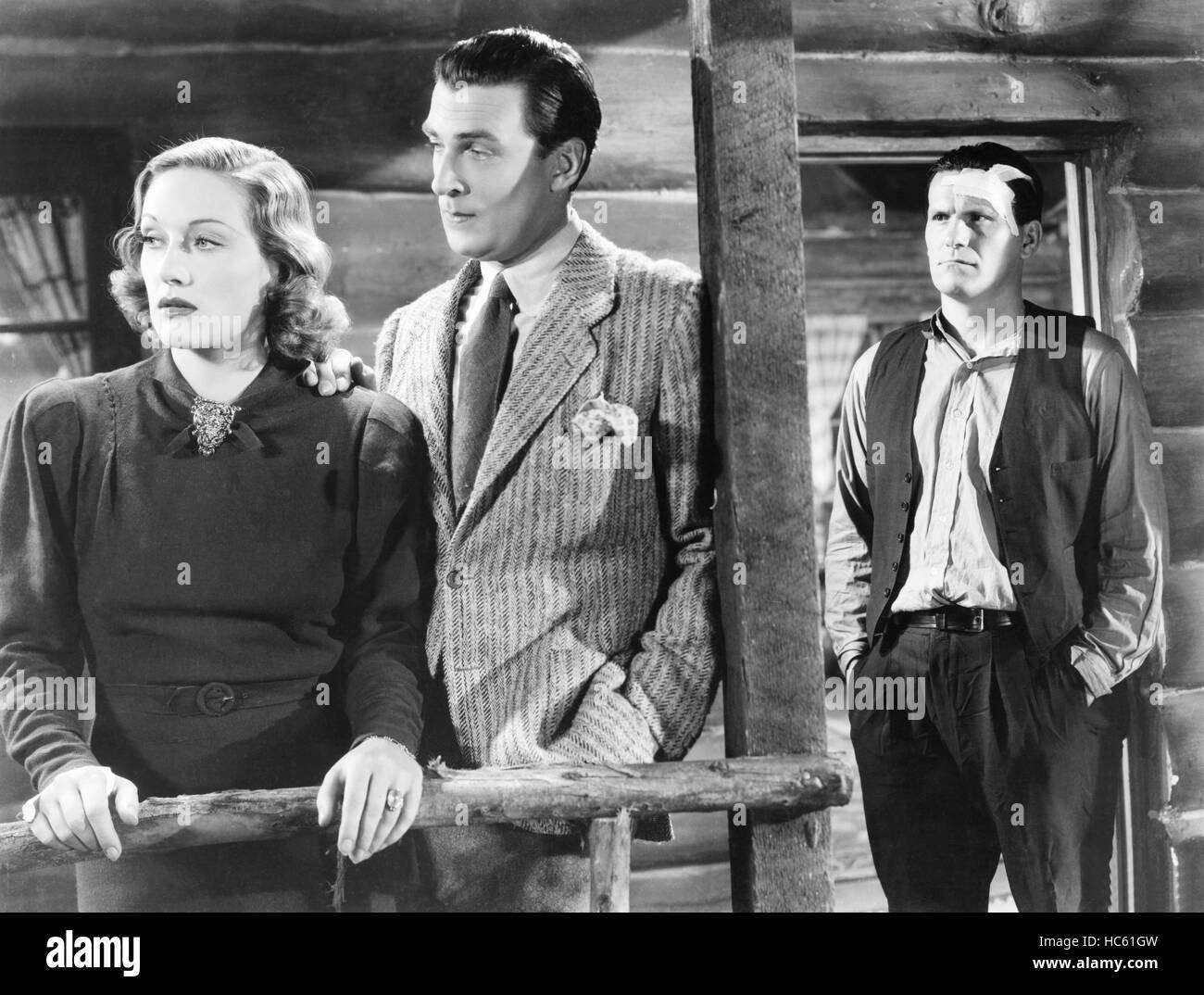 SHE'S DANGEROUS, from left: Tala Birell, Walter Pidgeon, Warren Hymer, 1937 Stock Photo