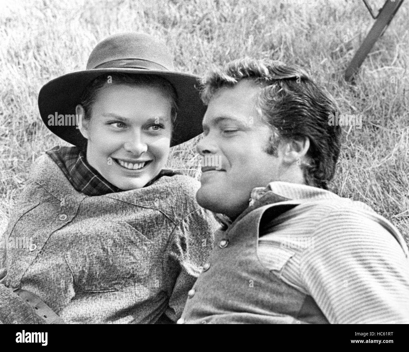 SHENANDOAH, from left Rosemary Forsyth, Doug McClure, 1965 Stock Photo