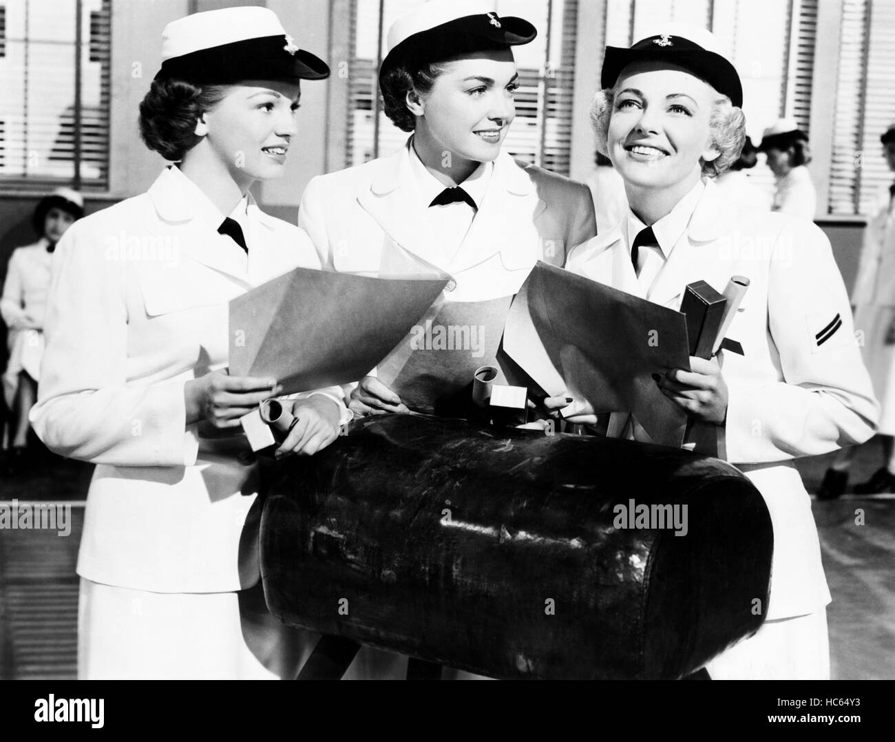 SKIRTS AHOY!, from left Joan Evans, Esther Williams, Vivian Blaine