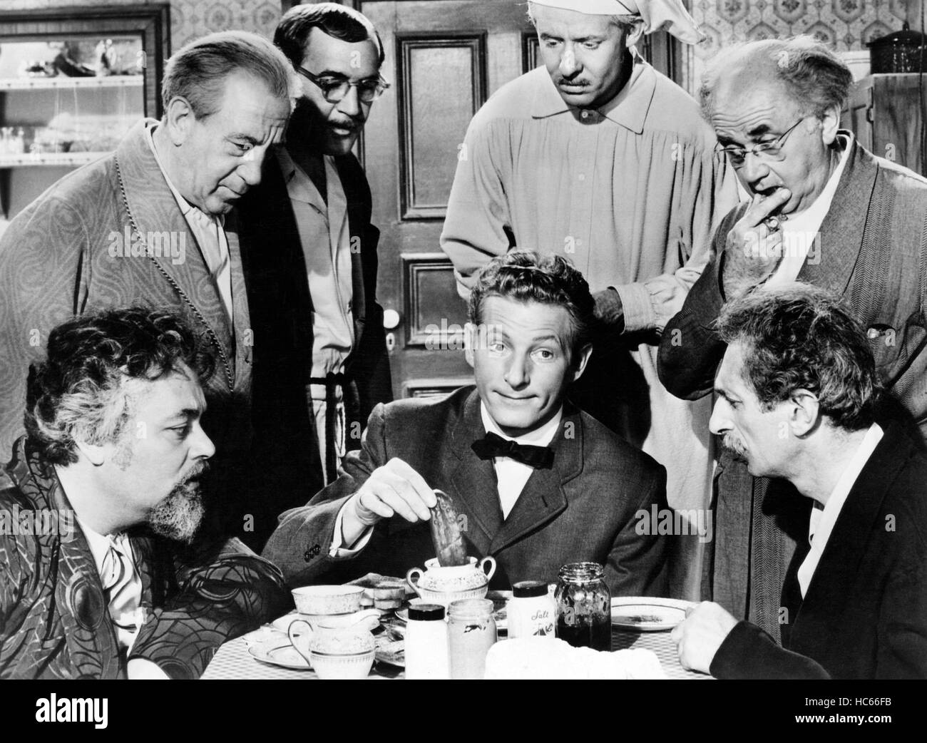 A SONG IS BORN, from left: J. Edward Bromberg, Hugh Herbert, Benny ...