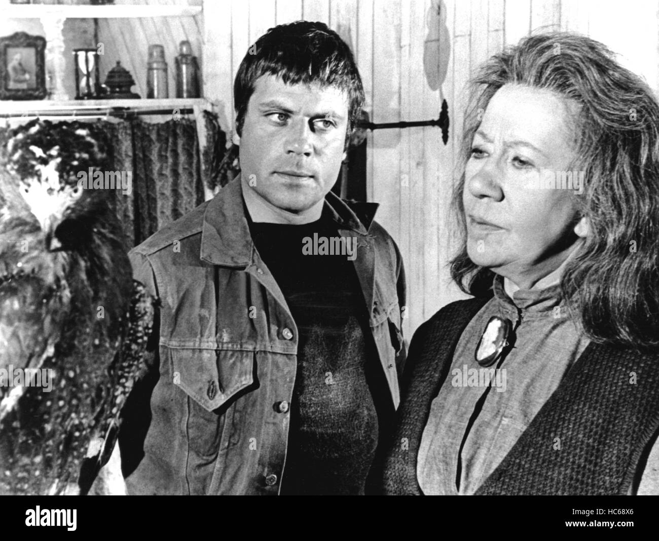 THE SHUTTERED ROOM, from left: Oliver Reed, Flora Robson, 1967 Stock ...