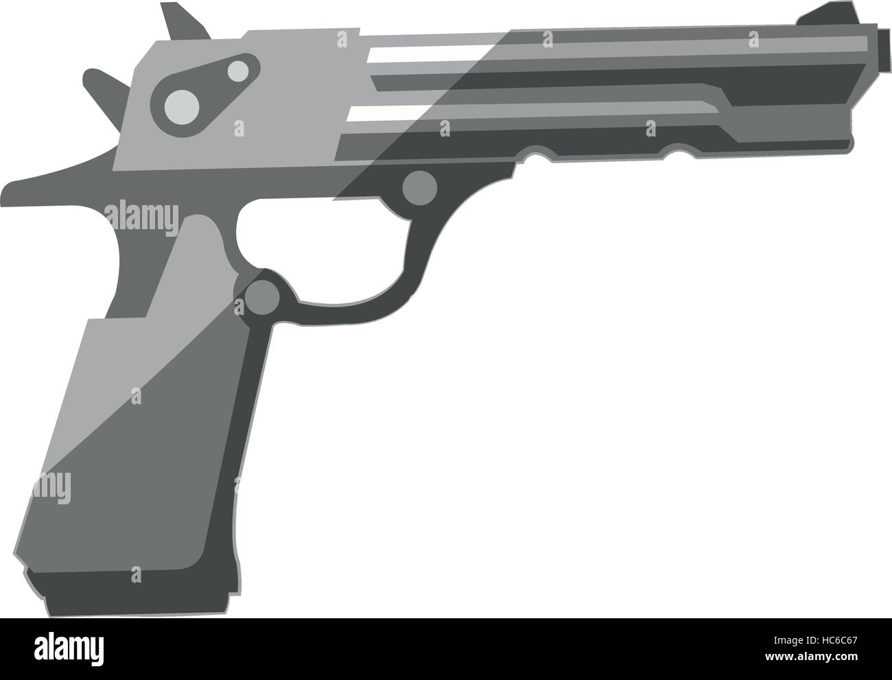 Isolated gun design Stock Vector Image & Art - Alamy