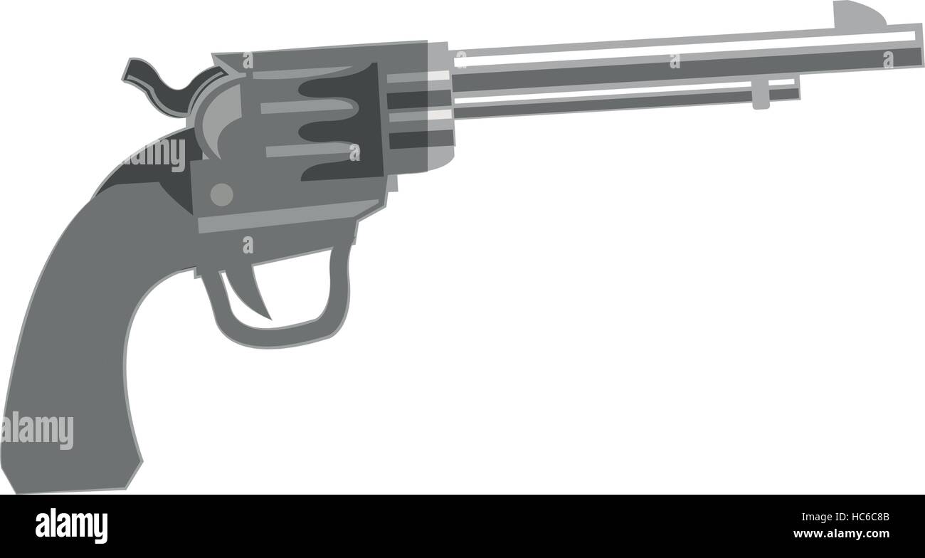 Isolated gun design Stock Vector Image & Art - Alamy