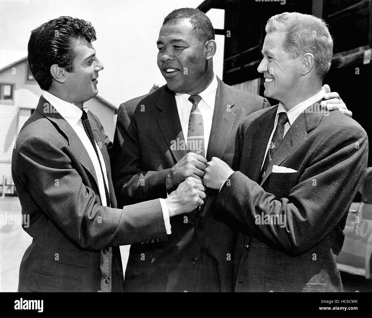 THE SQUARE JUNGLE, Tony Curtis, Joe Louis, John Daheim, (aka John Day