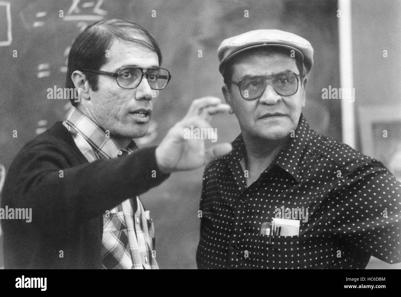 STAND AND DELIVER, Edward James Olmos and the real Jaime Escalante who ...