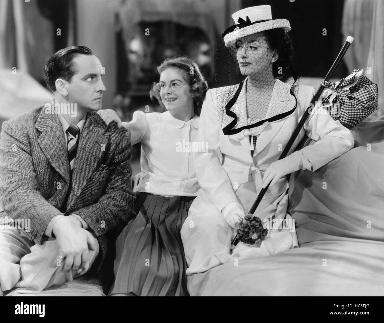 SUSAN AND GOD, from left, Fredric March, Rita Quigley, Joan Crawford ...