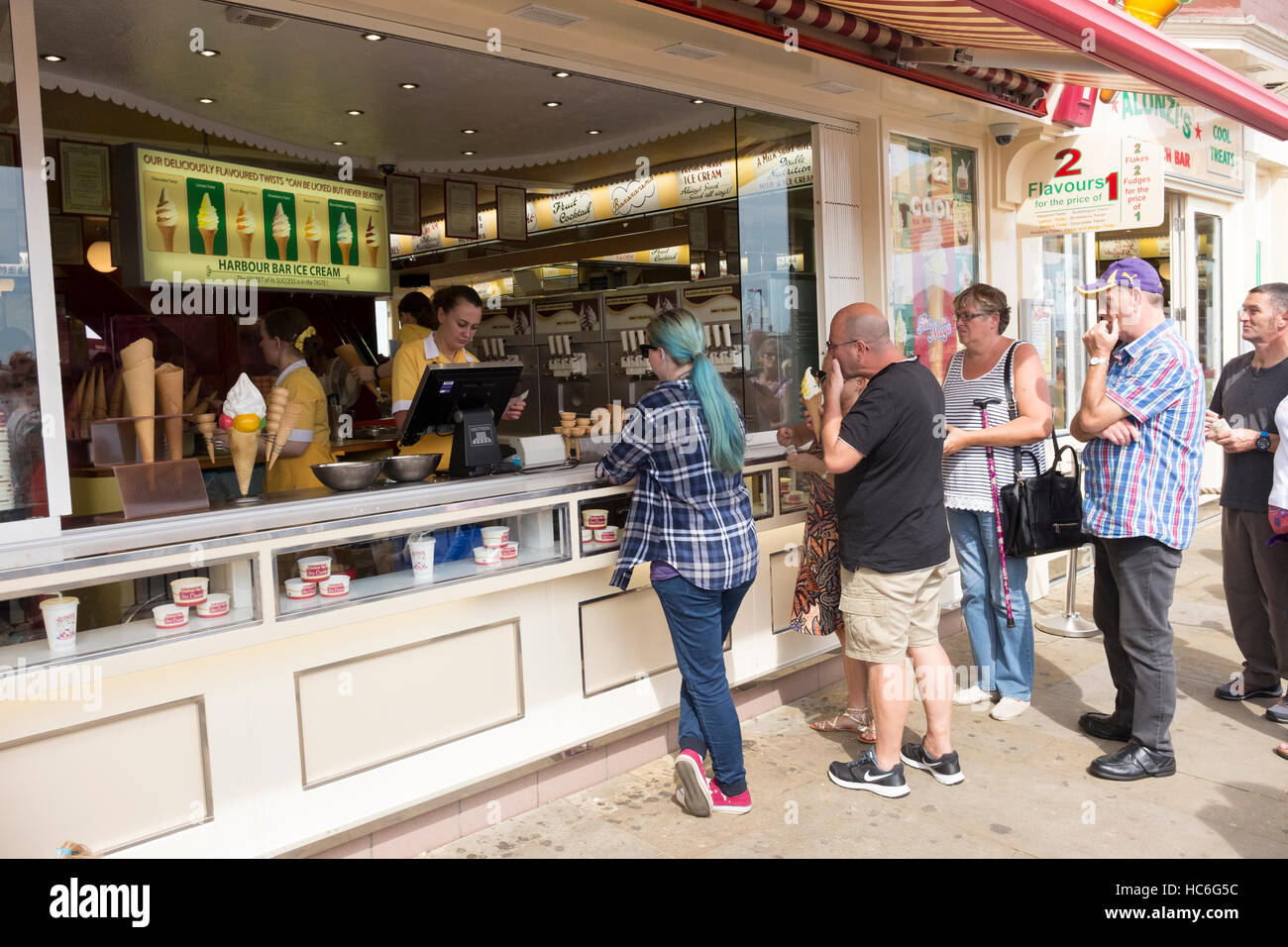 Ice cream Shop Stock Photo