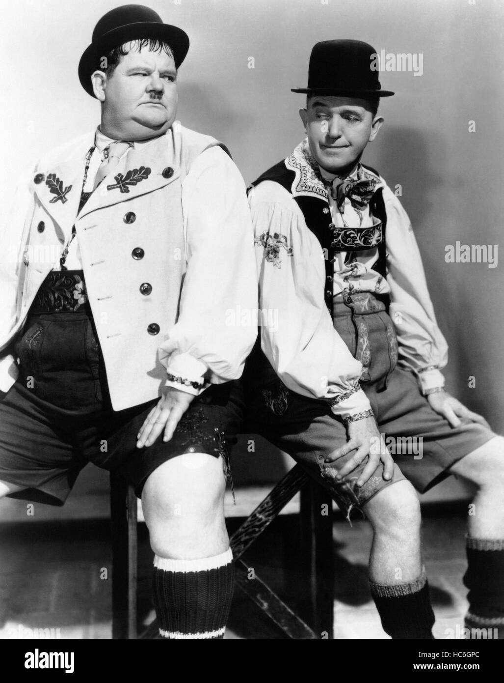 SWISS MISS, from left, Oliver Hardy, Stan Laurel, 1938 Stock Photo Alamy